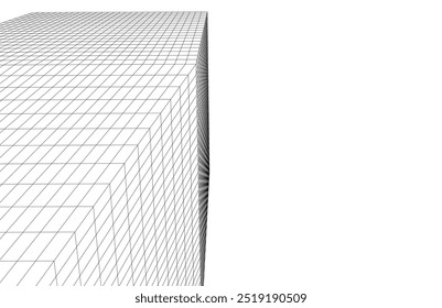Architectural drawing digital backgroud 3d rendering