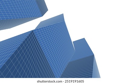 Architectural drawing digital backgroud 3d rendering