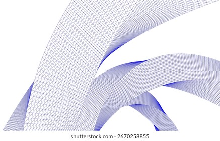 Architectural drawing. Futuristic 3d background
