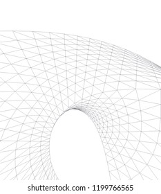 Architectural drawing. Futuristic background