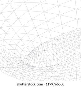 Architectural drawing. Futuristic background