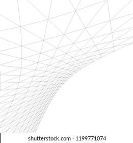 Architectural drawing. Futuristic background