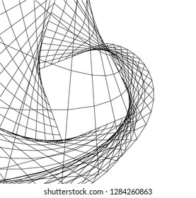 Architectural drawing. Futuristic background
