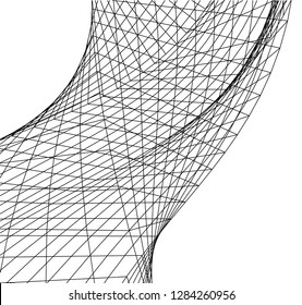 Architectural drawing. Futuristic background