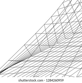 Architectural drawing. Futuristic background
