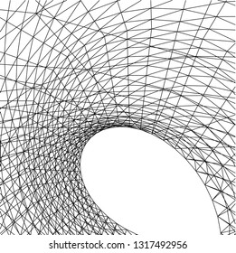 Architectural drawing. Futuristic background