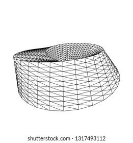 Architectural drawing. Futuristic background