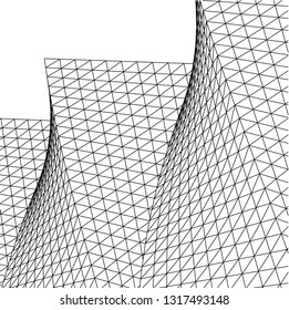Architectural drawing. Futuristic background
