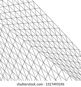 Architectural drawing. Futuristic background