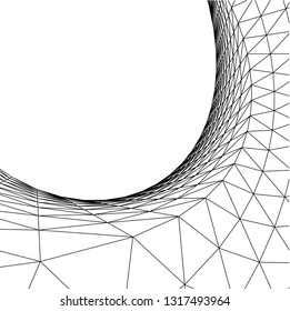 Architectural drawing. Futuristic background