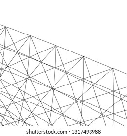 Architectural drawing. Futuristic background