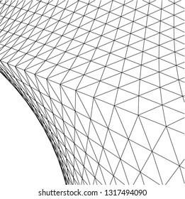 Architectural drawing. Futuristic background
