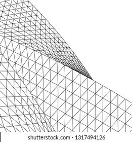 Architectural drawing. Futuristic background