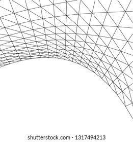 Architectural drawing. Futuristic background