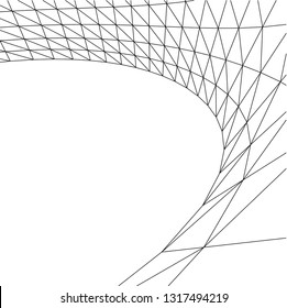 Architectural drawing. Futuristic background