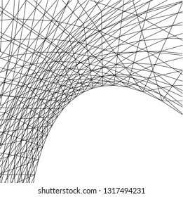 Architectural drawing. Futuristic background