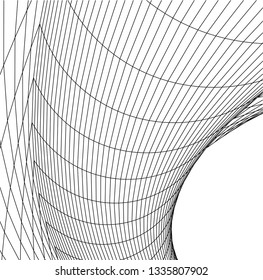 Architectural drawing. Futuristic background