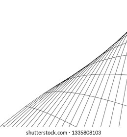 Architectural drawing. Futuristic background