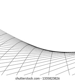 Architectural drawing. Futuristic background