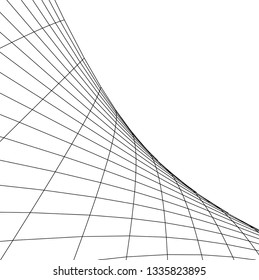 Architectural drawing. Futuristic background
