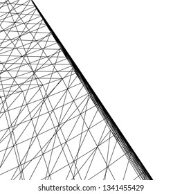Architectural drawing. Futuristic background
