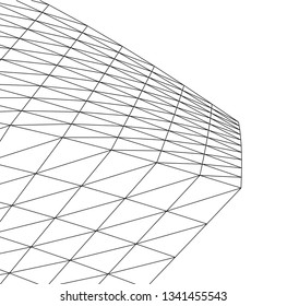 Architectural drawing. Futuristic background