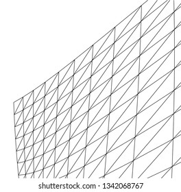 Architectural drawing. Futuristic background
