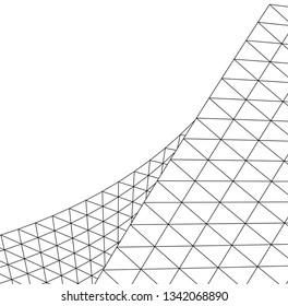 Architectural drawing. Futuristic background