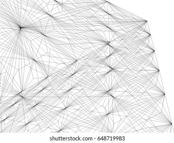 Architectural drawing. Futuristic background