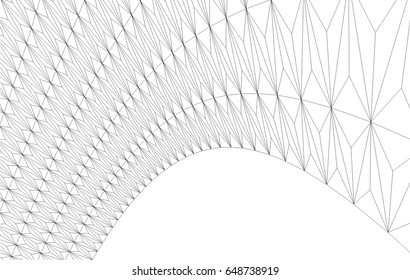 Architectural drawing. Futuristic background