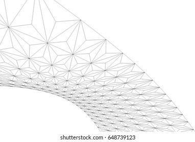 Architectural drawing. Futuristic background
