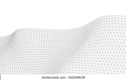 Architectural drawing. Geometric 3d background