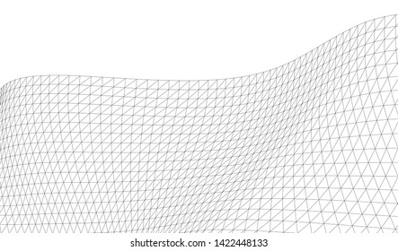 Architectural drawing. Geometric 3d background