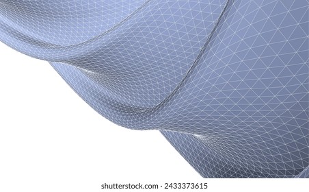 Architectural drawing. Geometric 3d background