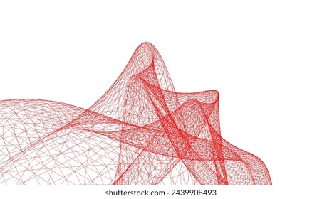 Architectural drawing Geometric 3d background