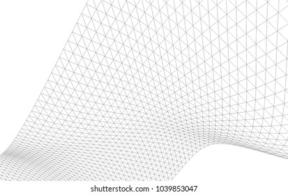 Architectural drawing. Geometric background