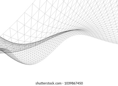 Architectural drawing. Geometric background