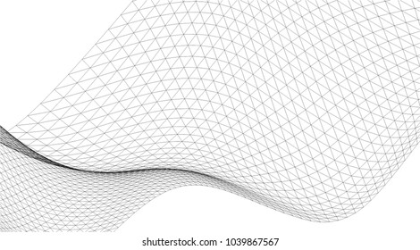 Architectural drawing. Geometric background
