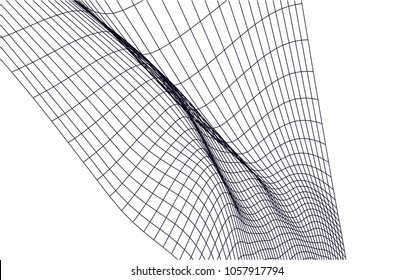 Architectural drawing. Geometric background