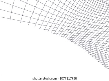 Architectural drawing. Geometric background