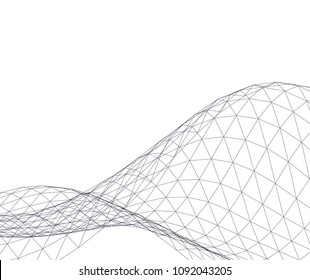 Architectural drawing. Geometric background