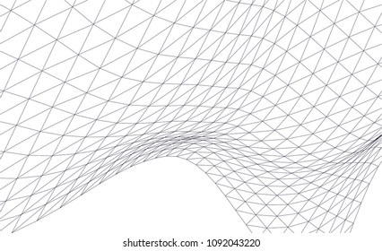 Architectural drawing. Geometric background