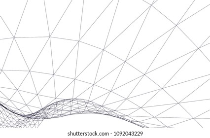 Architectural drawing. Geometric background