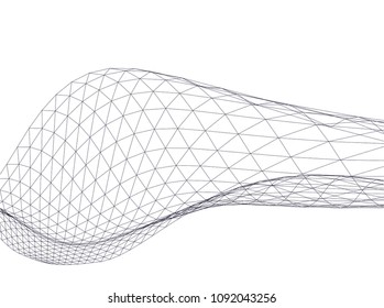 Architectural drawing. Geometric background