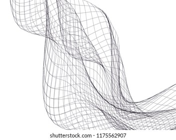 Architectural drawing. Geometric background