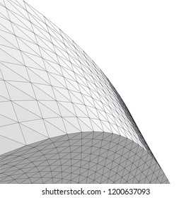 Architectural drawing. Geometric background