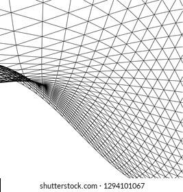 Architectural drawing. Geometric background