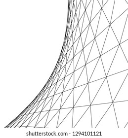 Architectural drawing. Geometric background