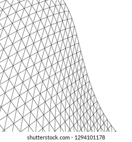 Architectural drawing. Geometric background