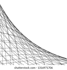 Architectural drawing. Geometric background